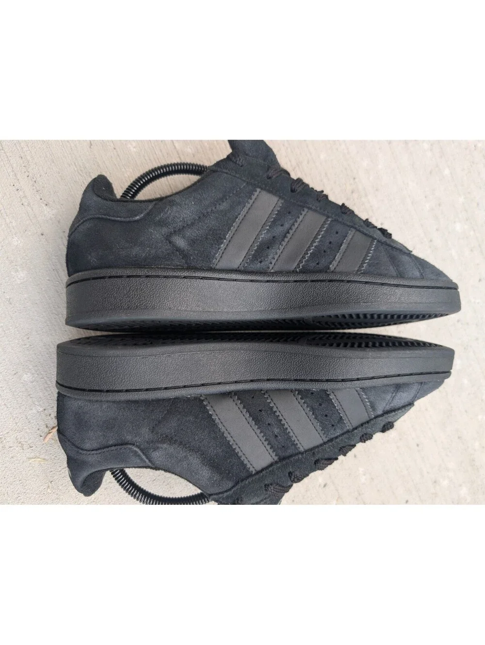 Adidas Campus Black Suede Sneakers size 7